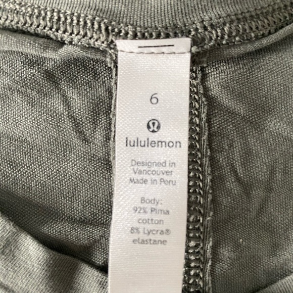 Lululemon Time To Restore Tank Sage Size 6 - Picture 6 of 6